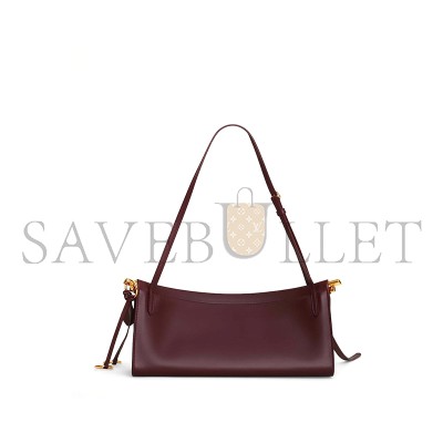ALAÏA LE CLICK EAST WEST SMALL BAGUETTE BAG GARNET RED (25*12.5*7cm) ALAÏA LE CLICK EAST WEST SMALL BAGUETTE BAG GARNET RED (25*12.5*7cm)